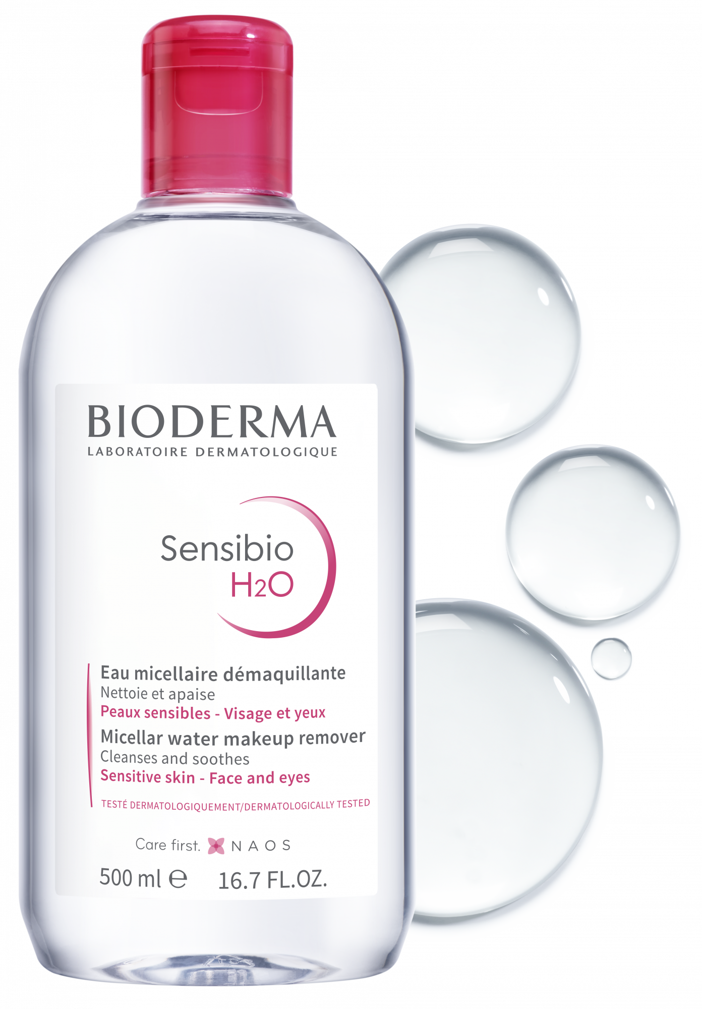 Bioderma Sensibio H2O | Micellar Cleansing Water & Makeup Remover for Sensitive Skin