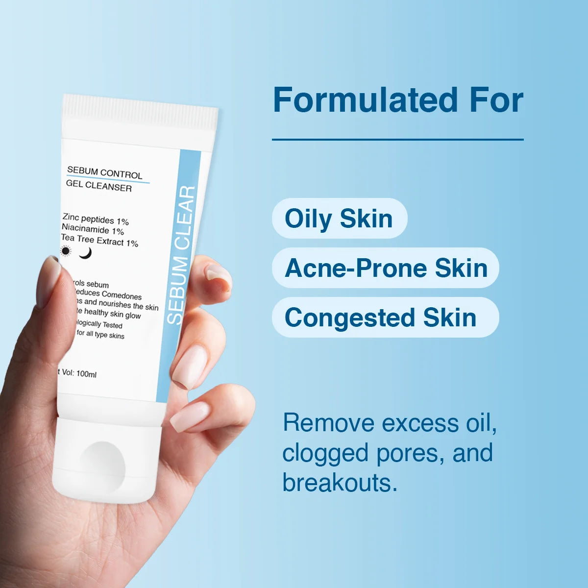 Skinby Dr.G Sebum Control Face Wash: Anti Acne Face Wash | Treats Open Pores