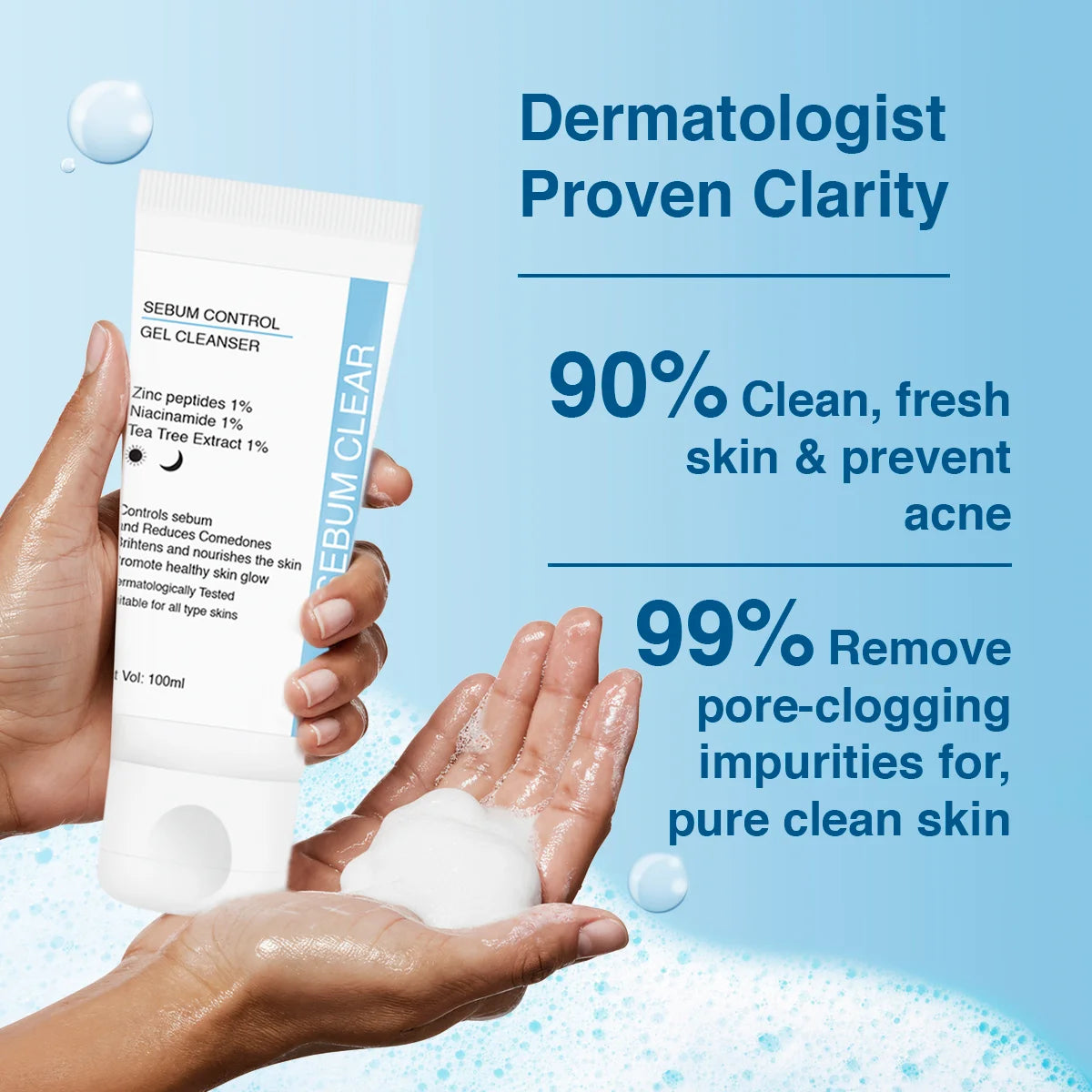 Skinby Dr.G Sebum Control Face Wash: Anti Acne Face Wash | Treats Open Pores