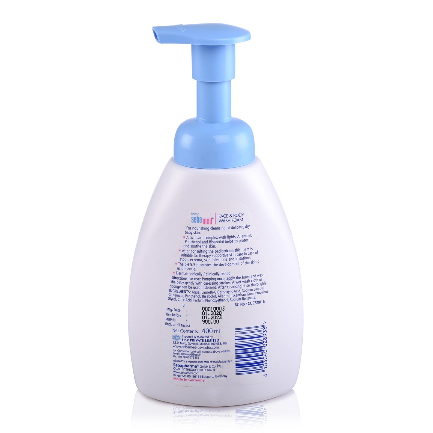 Sebamed Face and Body Wash Foam (400ml)