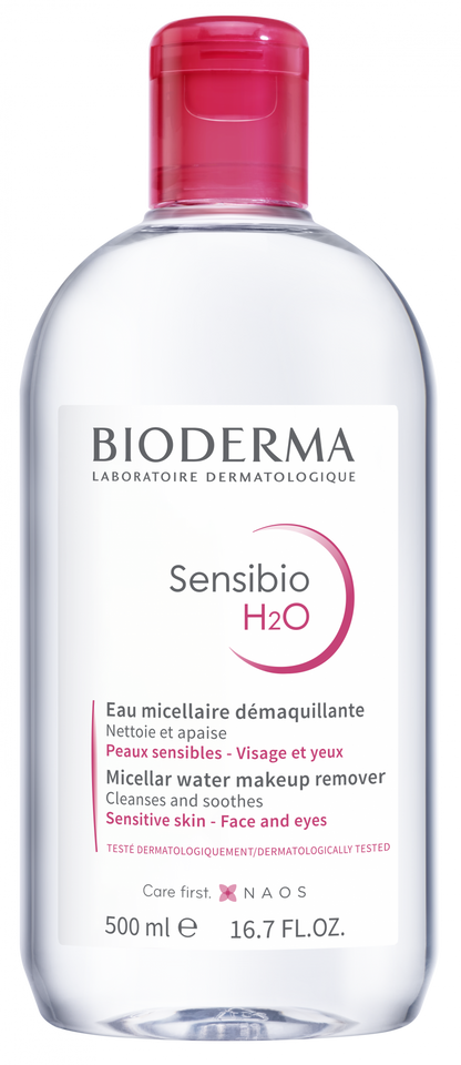 Bioderma Sensibio H2O | Micellar Cleansing Water & Makeup Remover for Sensitive Skin