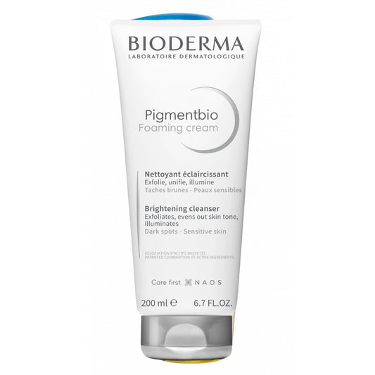 Bioderma Pigmentbio Foaming Cream | Brightening Exfoliating Cleanser for Face & Body