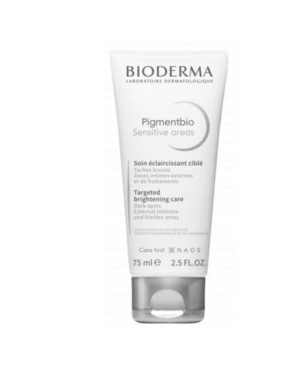 Bioderma Pigmentbio Sensitive Areas Cream | Brightens and Evens Skin Tone for Underarms, Bikini, and Delicate Areas