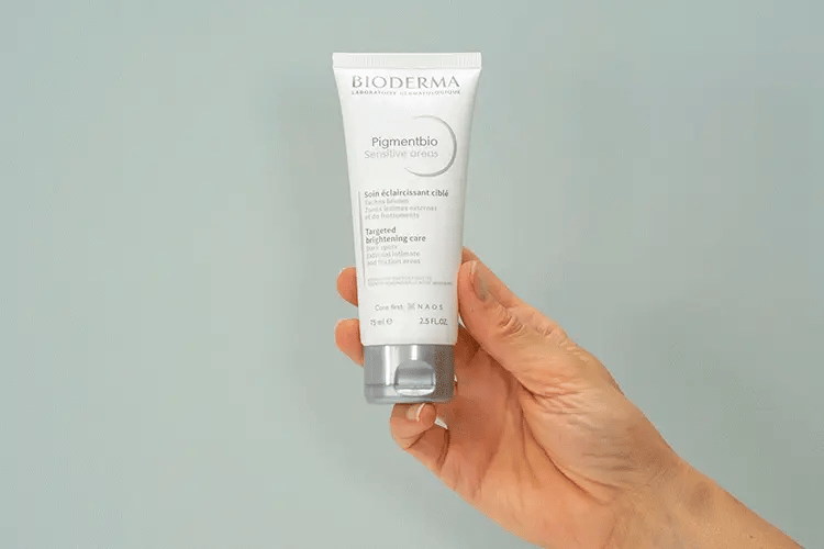 Bioderma Pigmentbio Sensitive Areas Cream | Brightens and Evens Skin Tone for Underarms, Bikini, and Delicate Areas