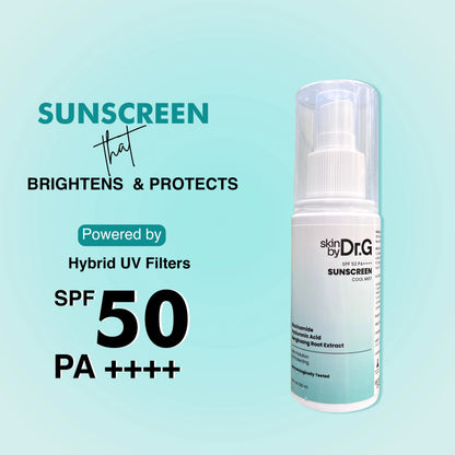 Skinby Dr. G SPF 50 Sunscreen Cool Mist – Lightweight, Hydrating UV Protection for All Skin Types