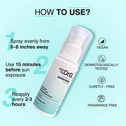 Skinby Dr. G SPF 50 Sunscreen Cool Mist – Lightweight, Hydrating UV Protection for All Skin Types