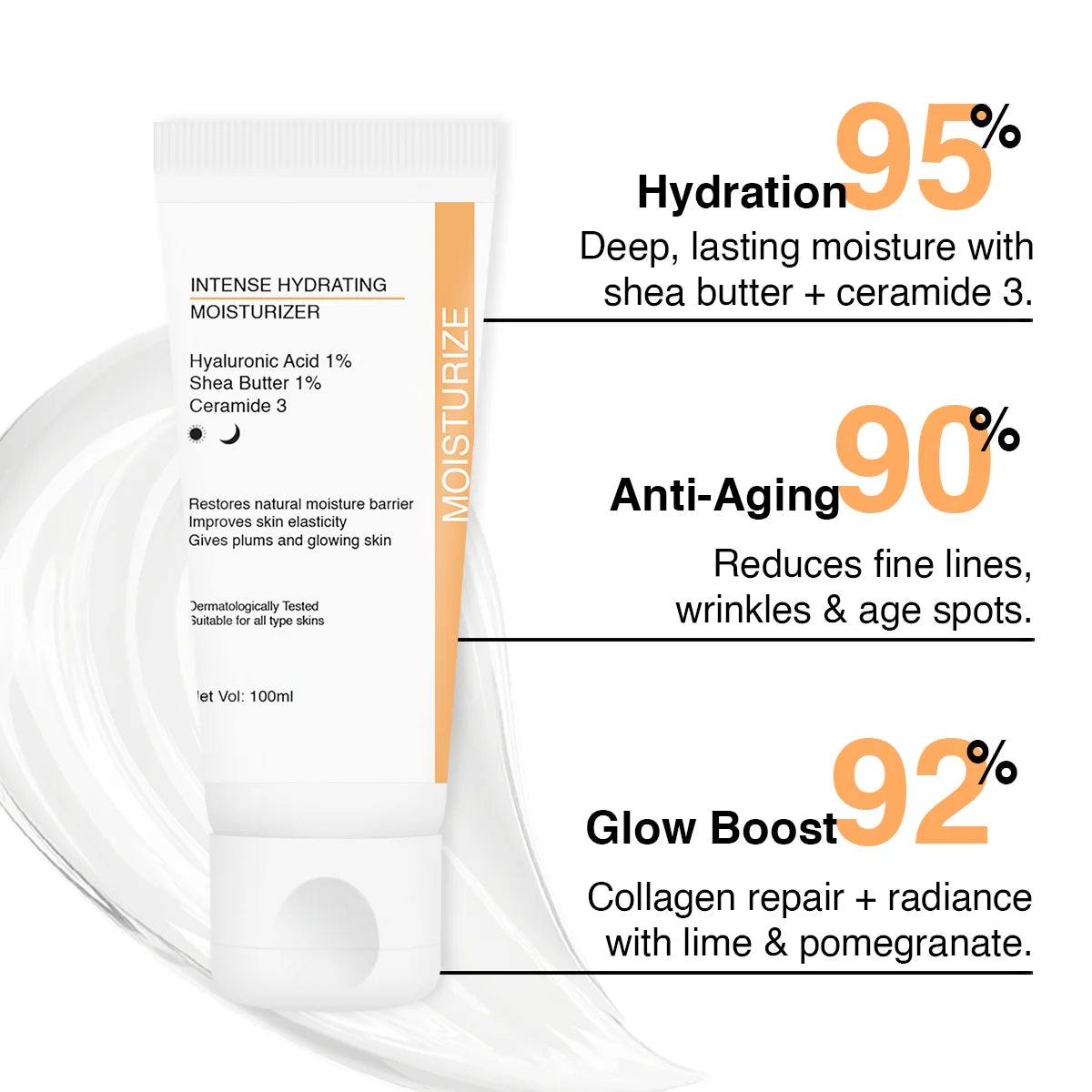Intense Hydrating Face Moisturizer : Hyaluronic Acid Moisturizer for Glowing Skin - Skin by Dr. G