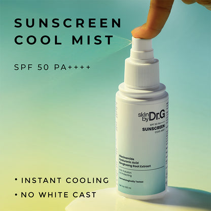 Skinby Dr. G SPF 50 Sunscreen Cool Mist – Lightweight, Hydrating UV Protection for All Skin Types