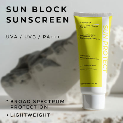 Sun Block Sunscreen SPF 50 for All Skin Types – Skin by Dr. G