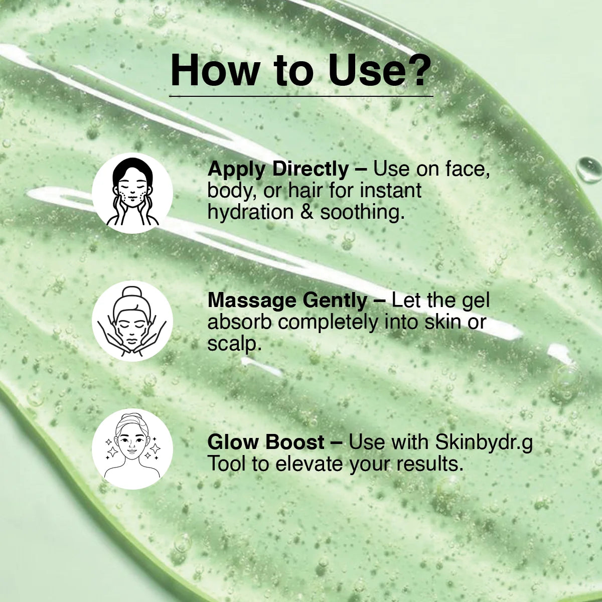 Skinby Dr.G Aloe Vera Gel | Hydrating & Soothing Gel for Skin Relief