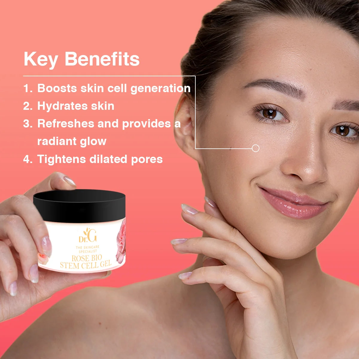 Skinby Dr.G Rose Bio Stem Cell Gel | Hydrating & Revitalizing Gel with Rose Stem Cells