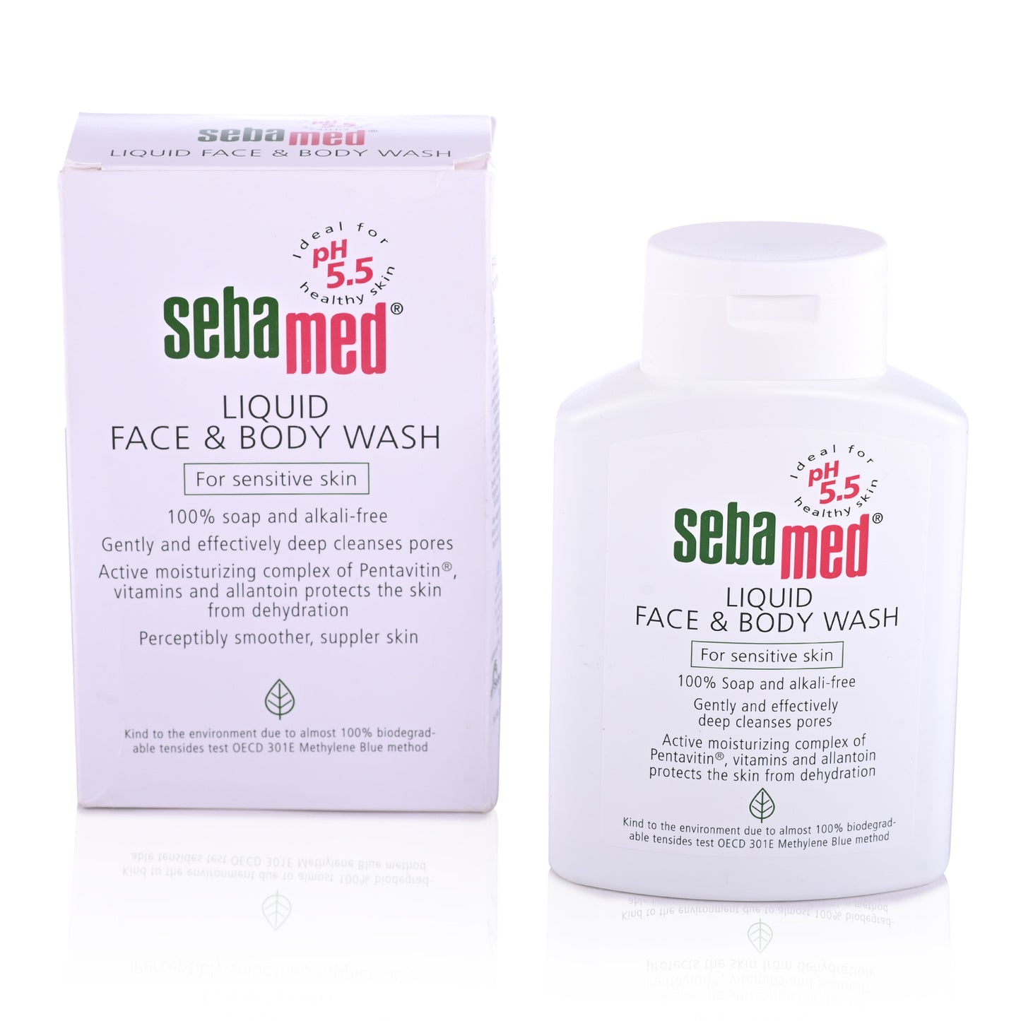 sebamed liquid face and body wash